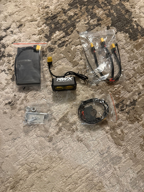REVWORKZ Baja Light Kit in Yellow with included components
